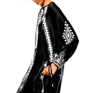 Zara embroidered dress